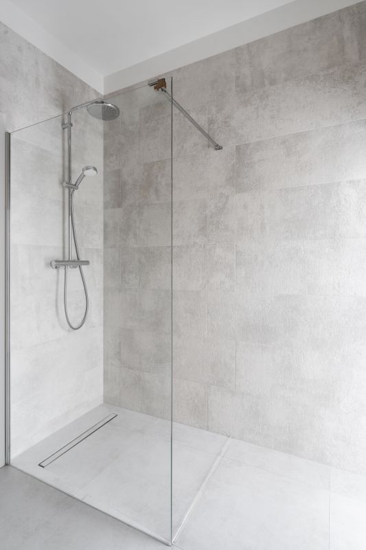 Walk-In Shower with Glass Doors